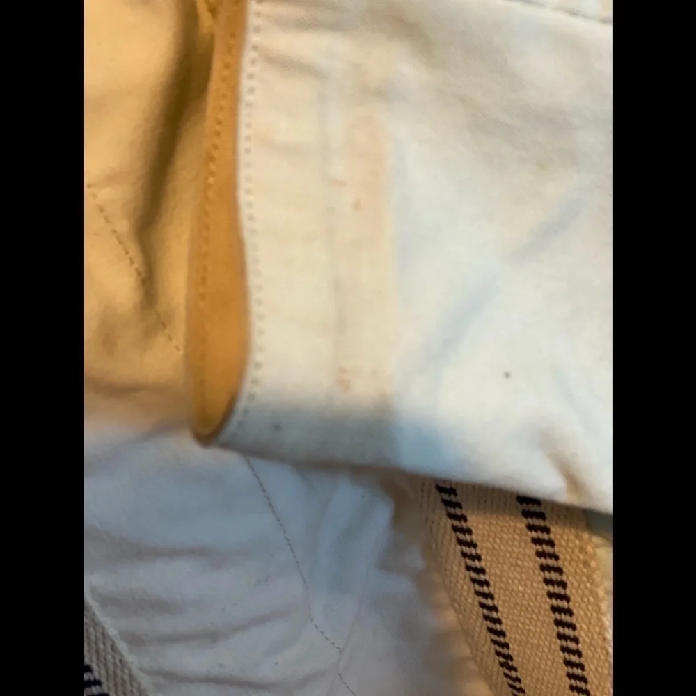 WestElm Market Divided XL Laundry Tote Blue Combo​​​​​​​​